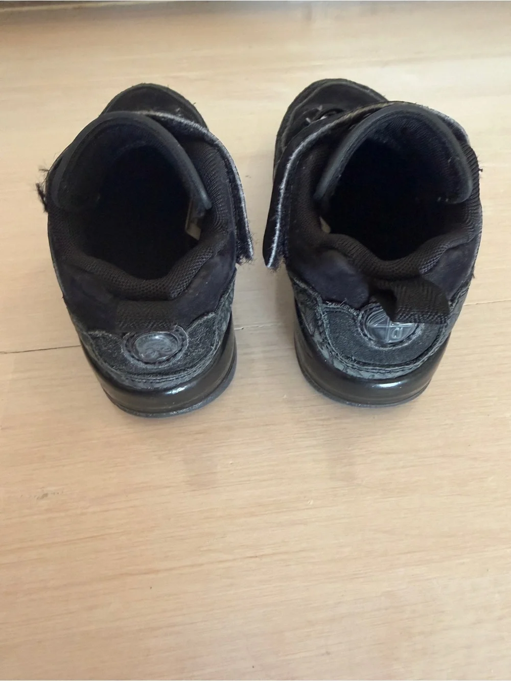 Jordan Spizike Low Boys Preschool Black Velcro Sneakers 11C
